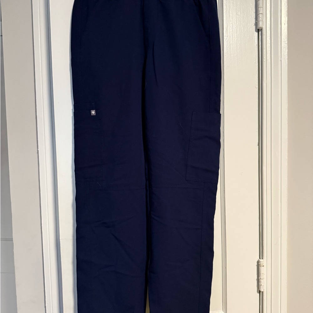Figs Men's Dark Blue Cargo Scrub Pants